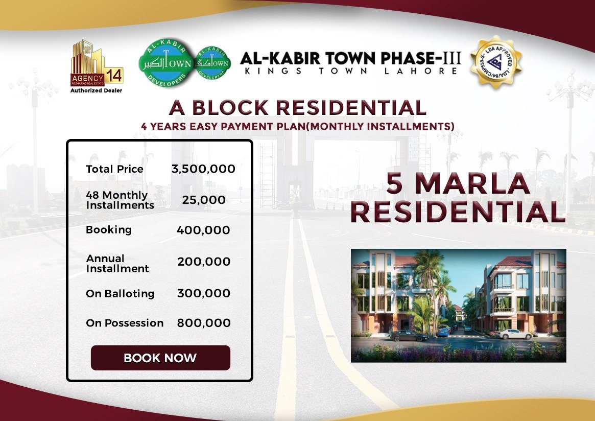 invest in kings town lahore