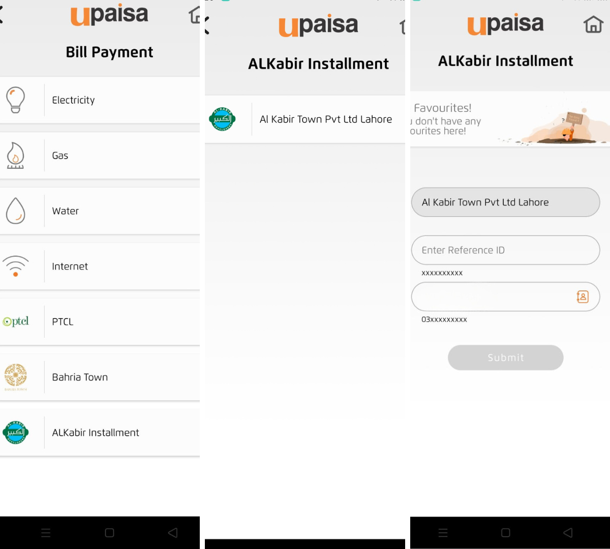 Al Kabir Developers UPaisa app demo